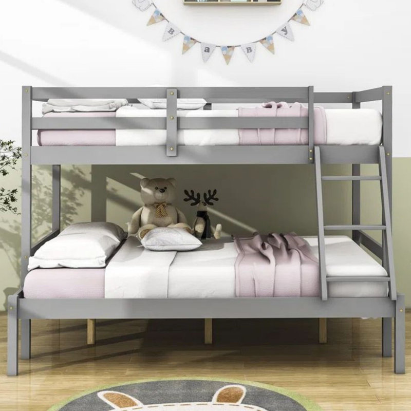 Harriet Bee Eligia Kids Twin Over Full Bunk Bed & Reviews Wayfair